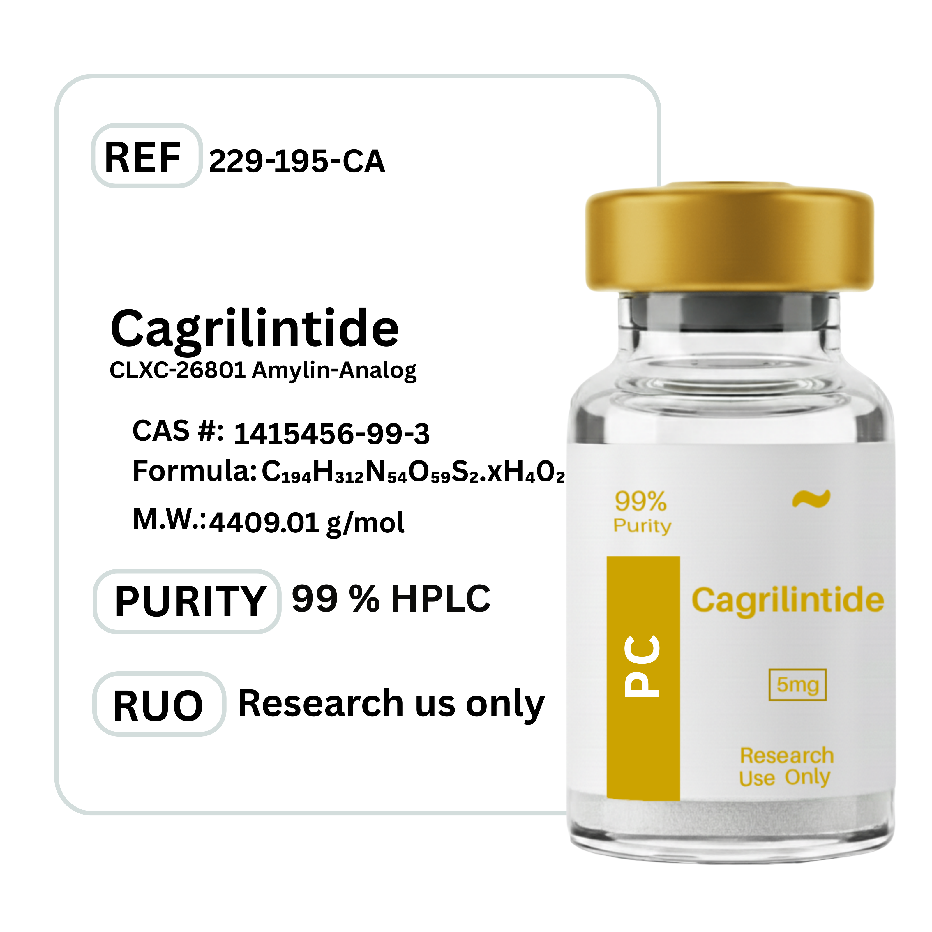 Cagrilintide – Port Moody Peptides (PC)
